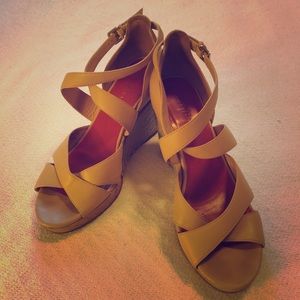 Cole Haan Tan Espadrille Sandals